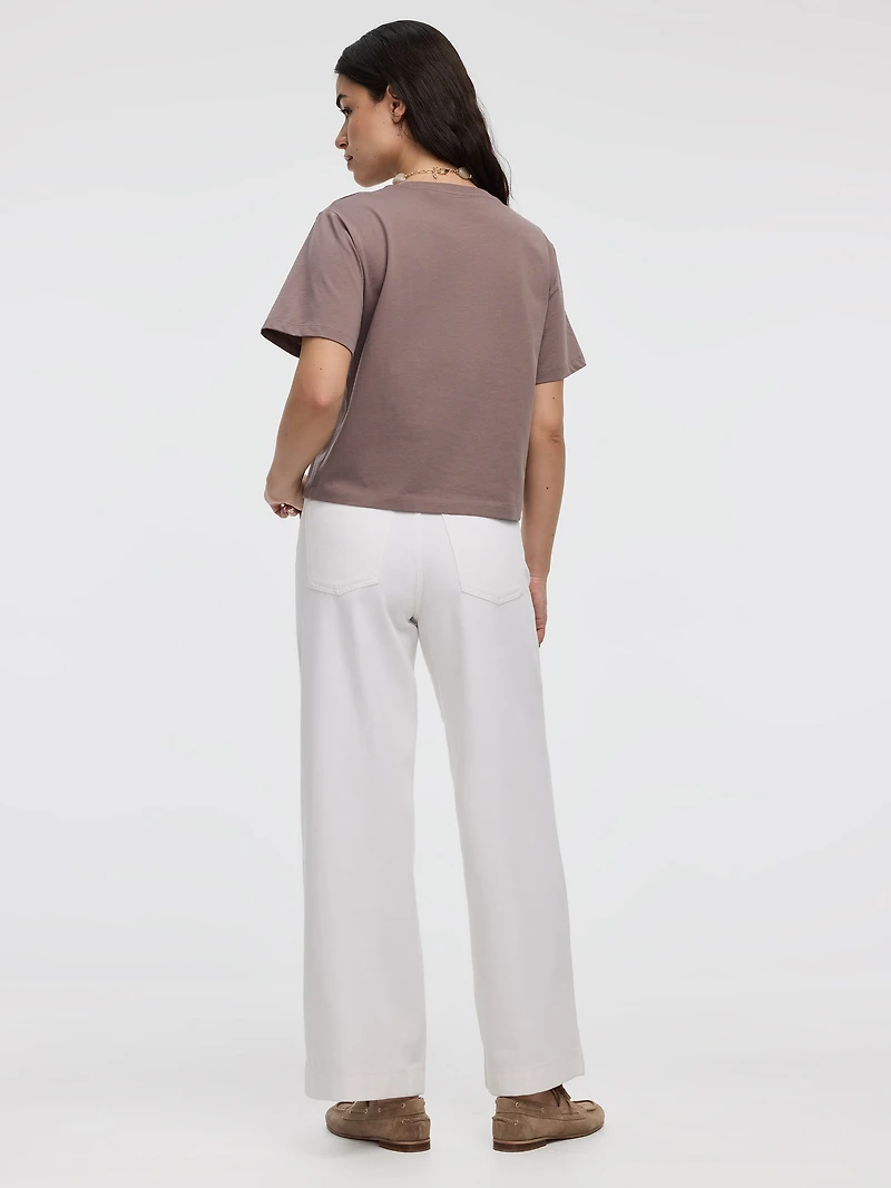 Crew-Neck Boxy T-Shirt