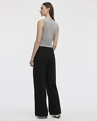 Wide-Leg High-Rise Jean