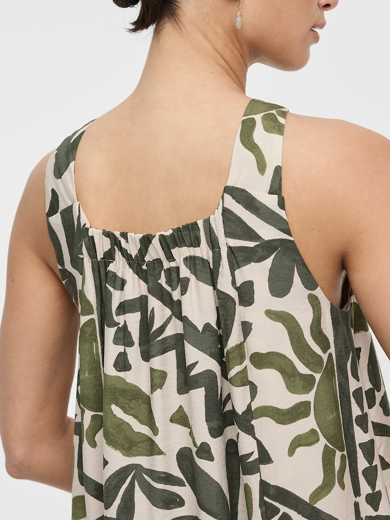 Robe midi sans manches