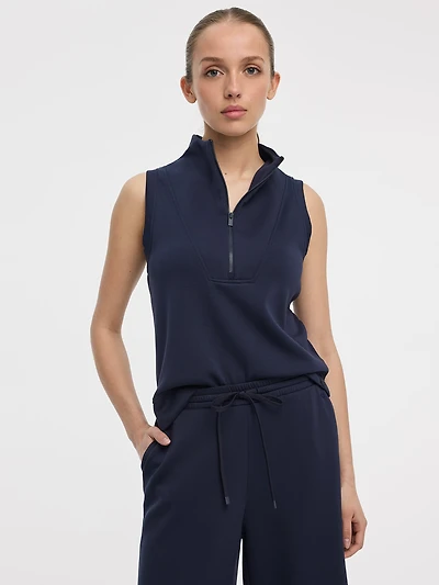 Camisole à col montant demi-zip - HYLUX Hyba