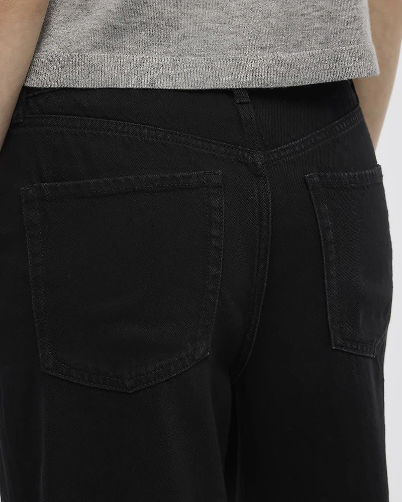 Wide-Leg High-Rise Jean