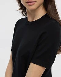 Crew-Neck Sweater Tee - R Essentials