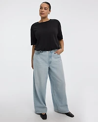 Wide-Leg High-Rise Jean - Curvy Fit
