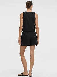 Débardeur en mélange de lin