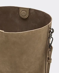 Sac sceau en faux suède