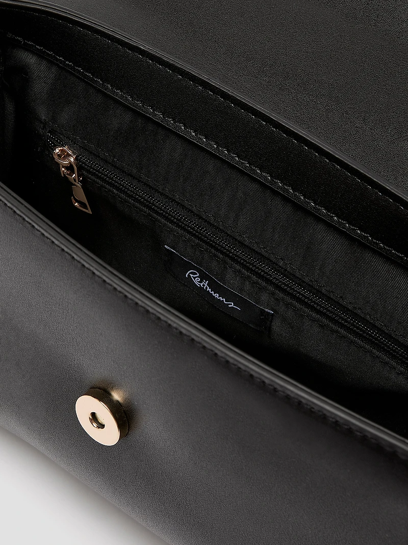 Sac à main structuré en faux cuir