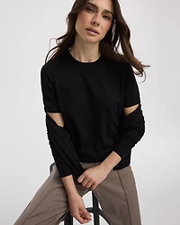 Crew-Neck Sweater Tee - R Essentials