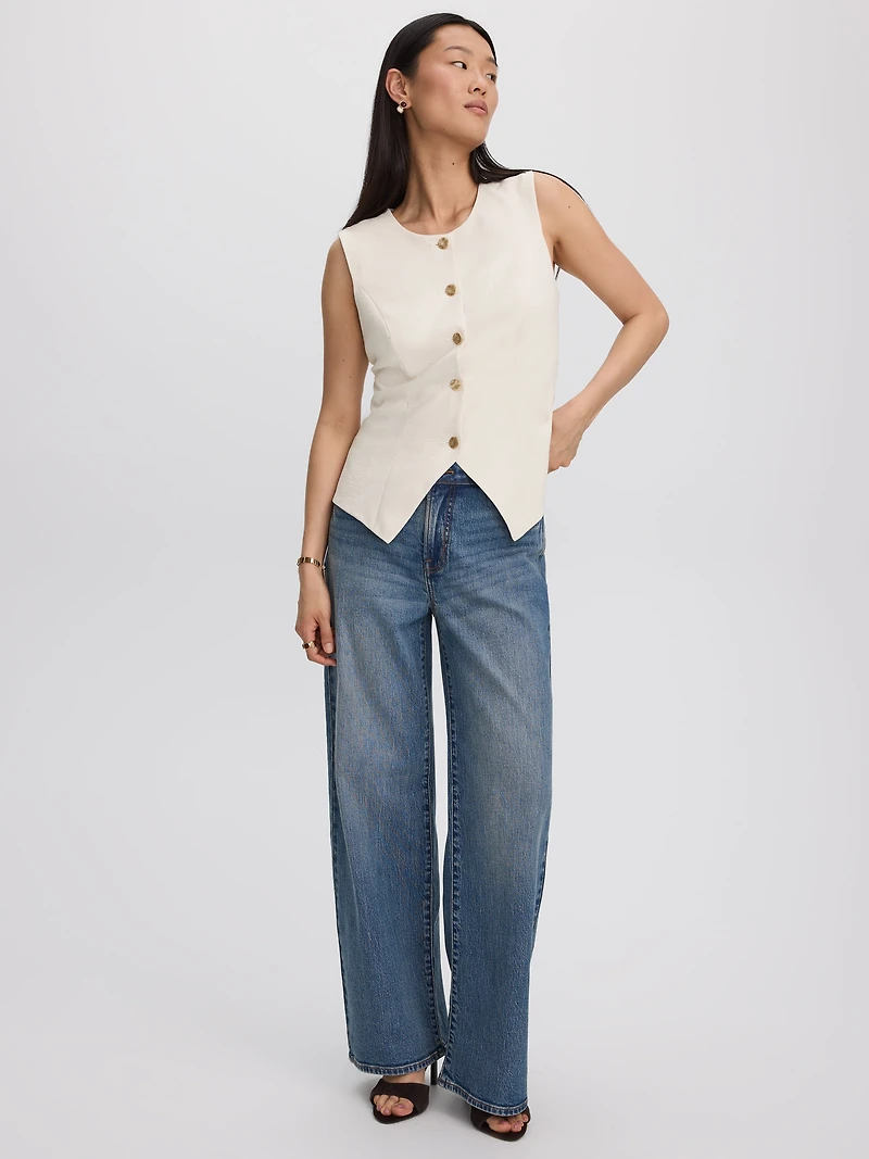 Veste ajustée sans manches