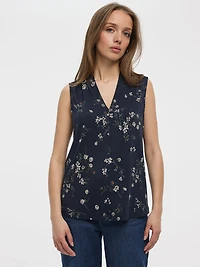 Haut sans manches à col V