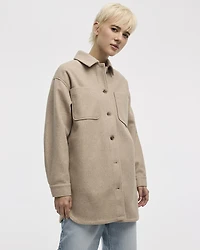 Long Shacket with Pockets