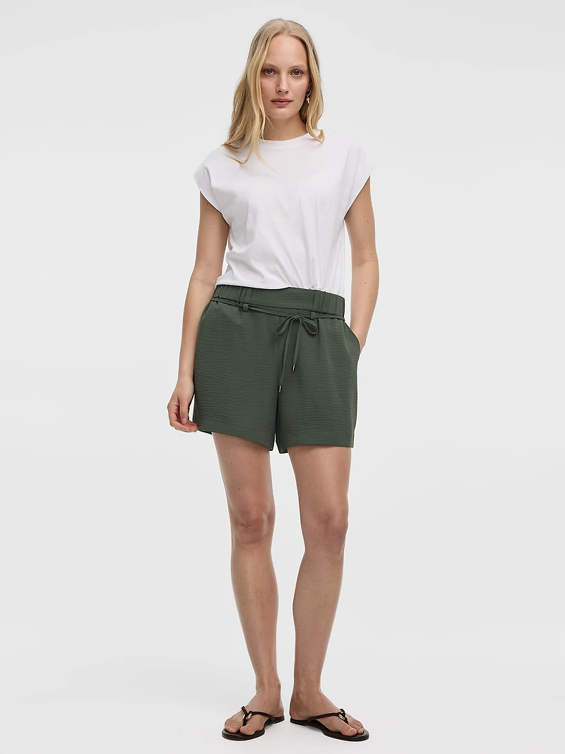 High-Rise Pull-On Shorts