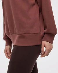 Half-Zip Mock-Neck Pullover - HYLUX Hyba