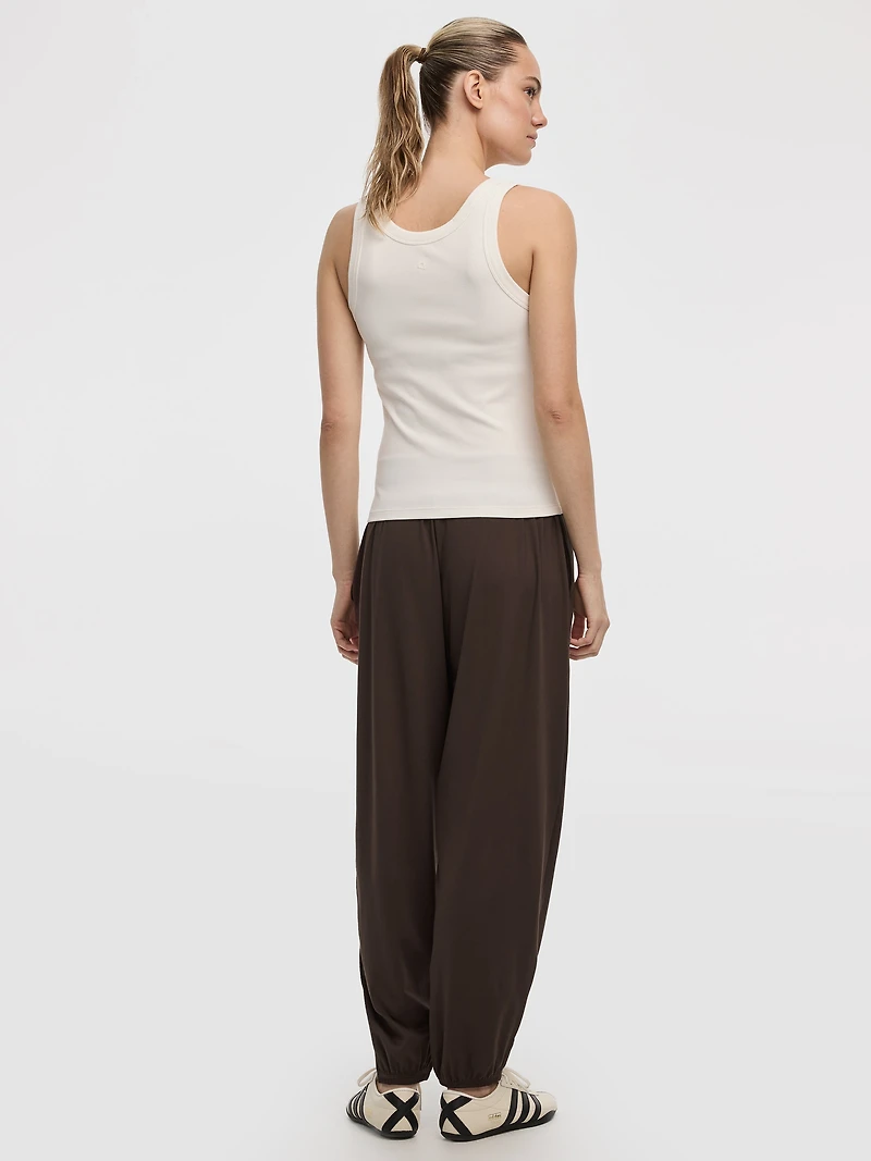 Scoop-Neck Ribbed Tank