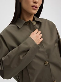 Veste courte à ourlet ballon