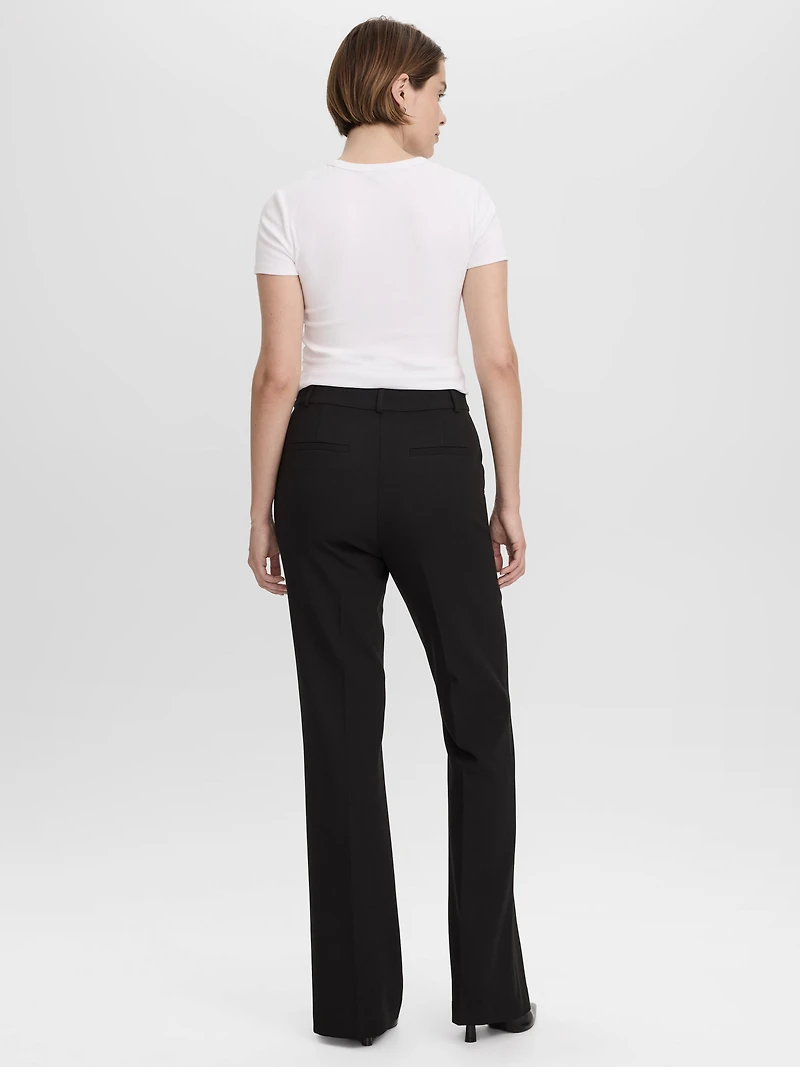 High-Rise Flare-Leg Pants