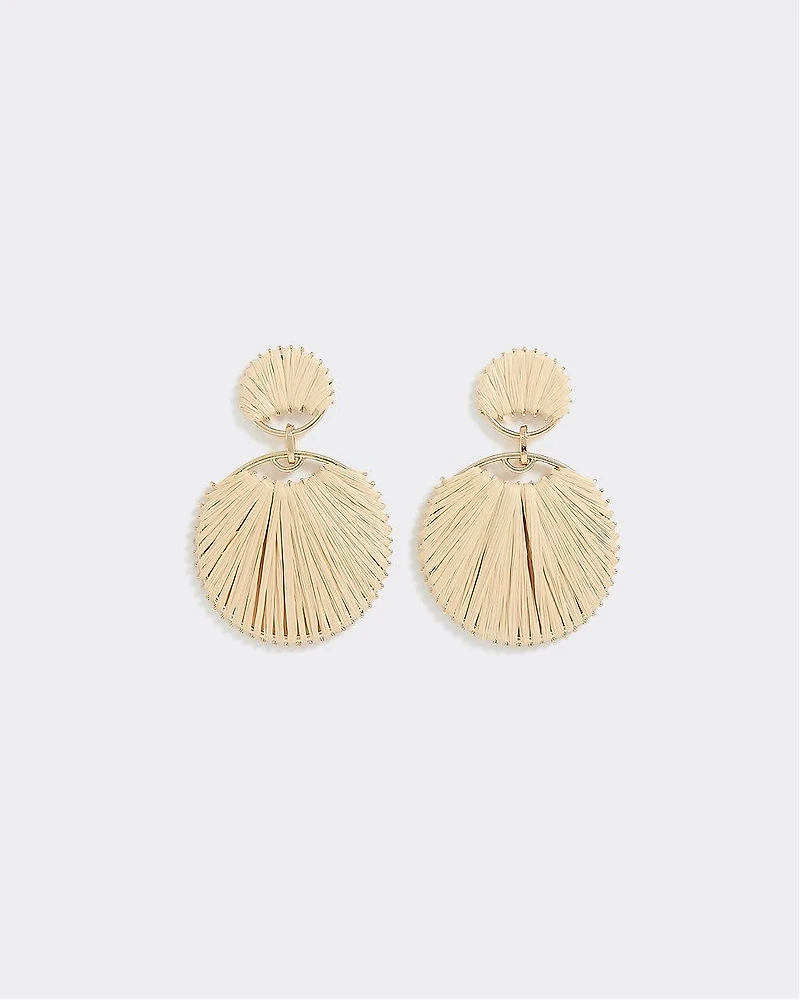 Raffia Pendants Earrings