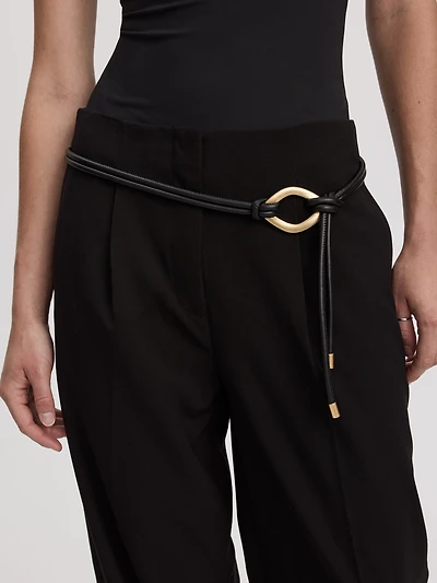 Ceinture corde en faux cuir