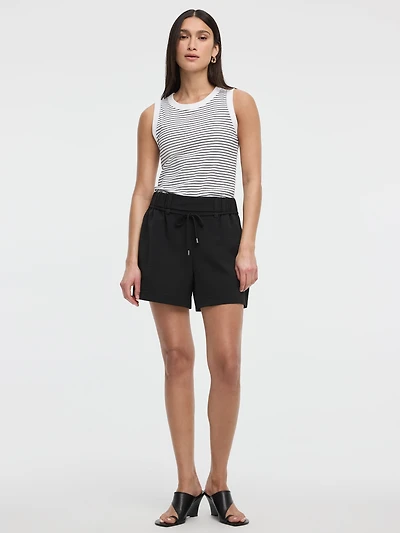 High-Rise Pull-On Shorts