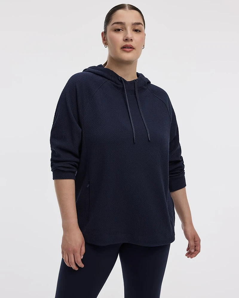 Hooded Jacquard Tunic - Hyba