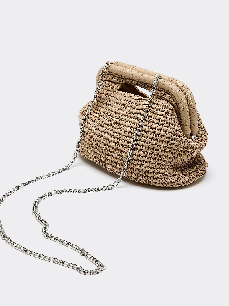 Structured Straw Bag
