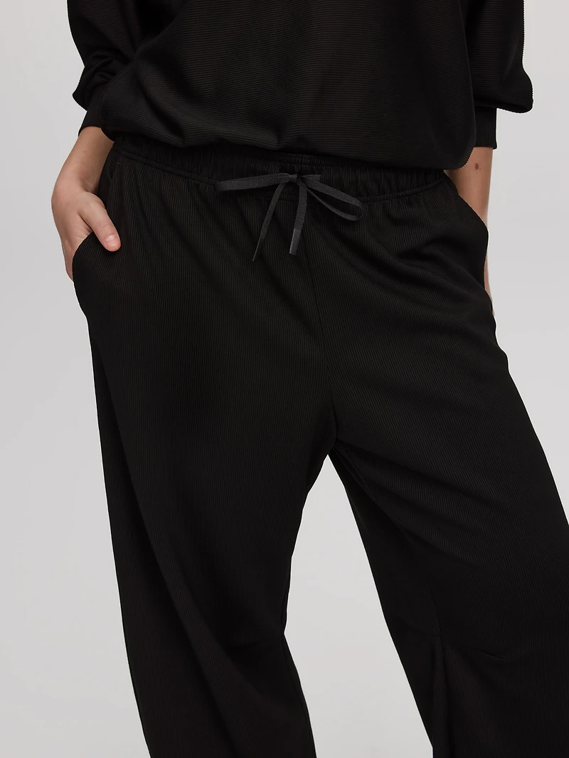 Pantalon à enfiler jambe ballon