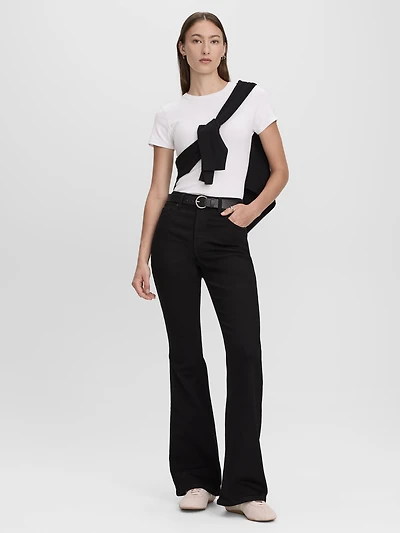Flare-Leg High-Rise Jean