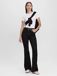 Flare-Leg High-Rise Jean