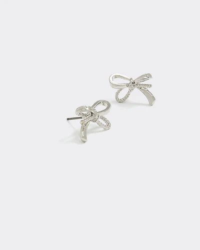 Small Delicate Bow Earrings