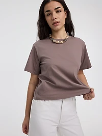 Crew-Neck Boxy T-Shirt