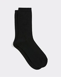 Lightweight Fine-Ribbed Socks
