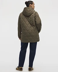 Manteau matelassé à capuchon amovible