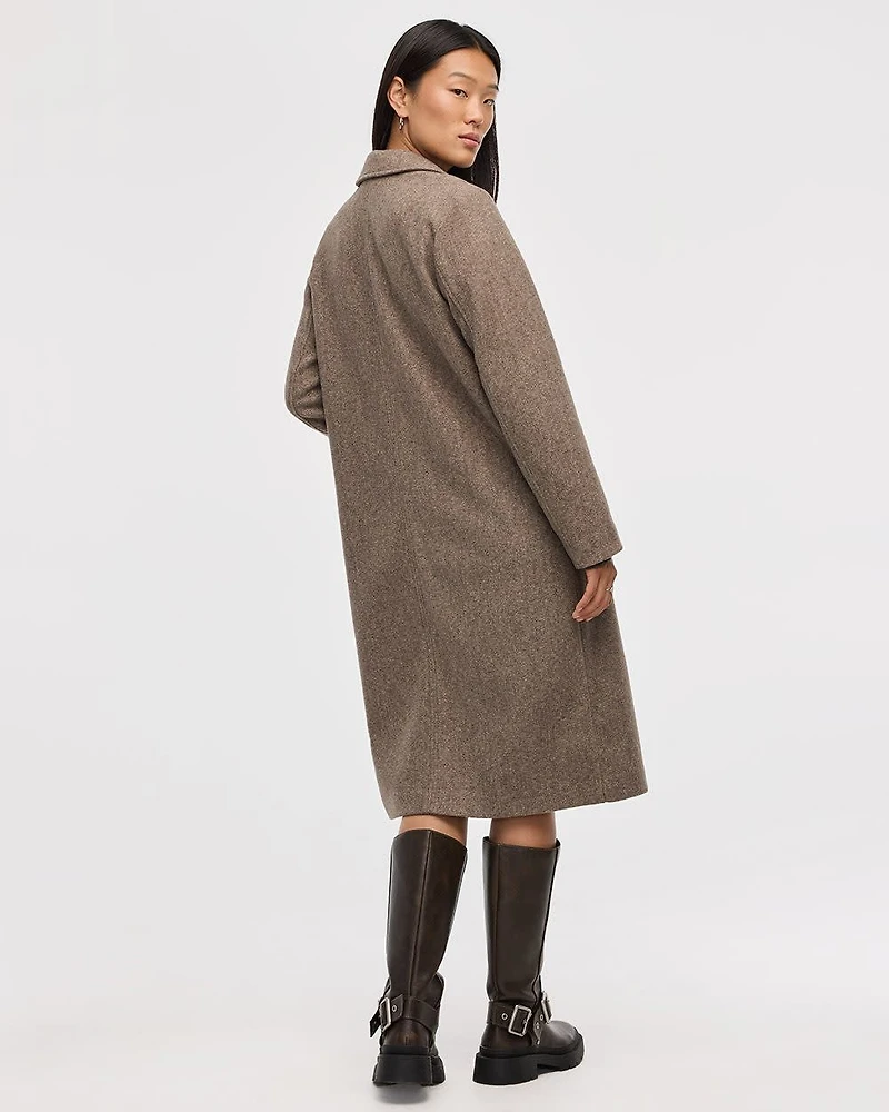 Manteau long à deux boutons