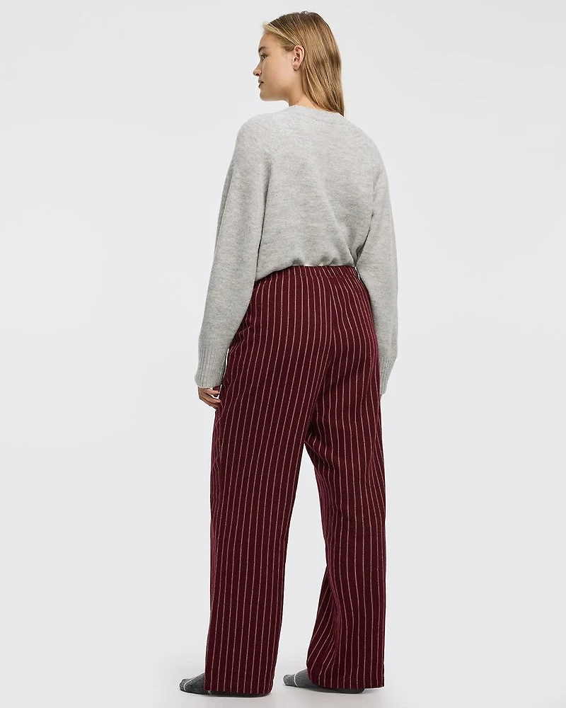 Straight-Leg Flannel Pyjama Pant