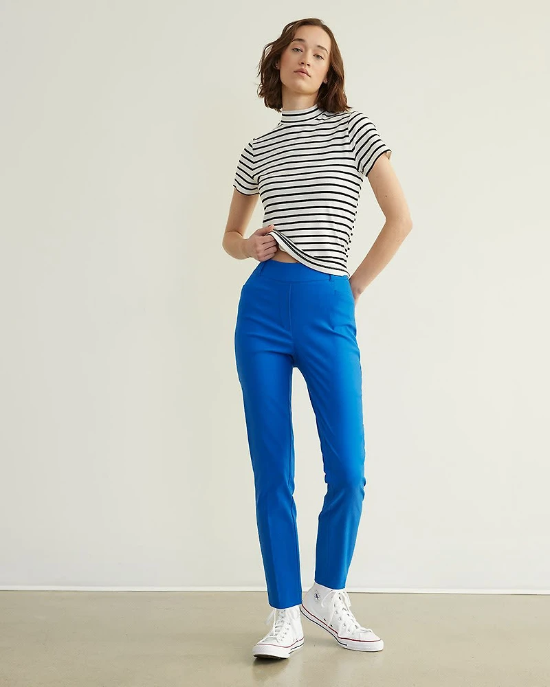 Slim-Leg High-Rise Ankle Pant - The Iconic (R) Tall