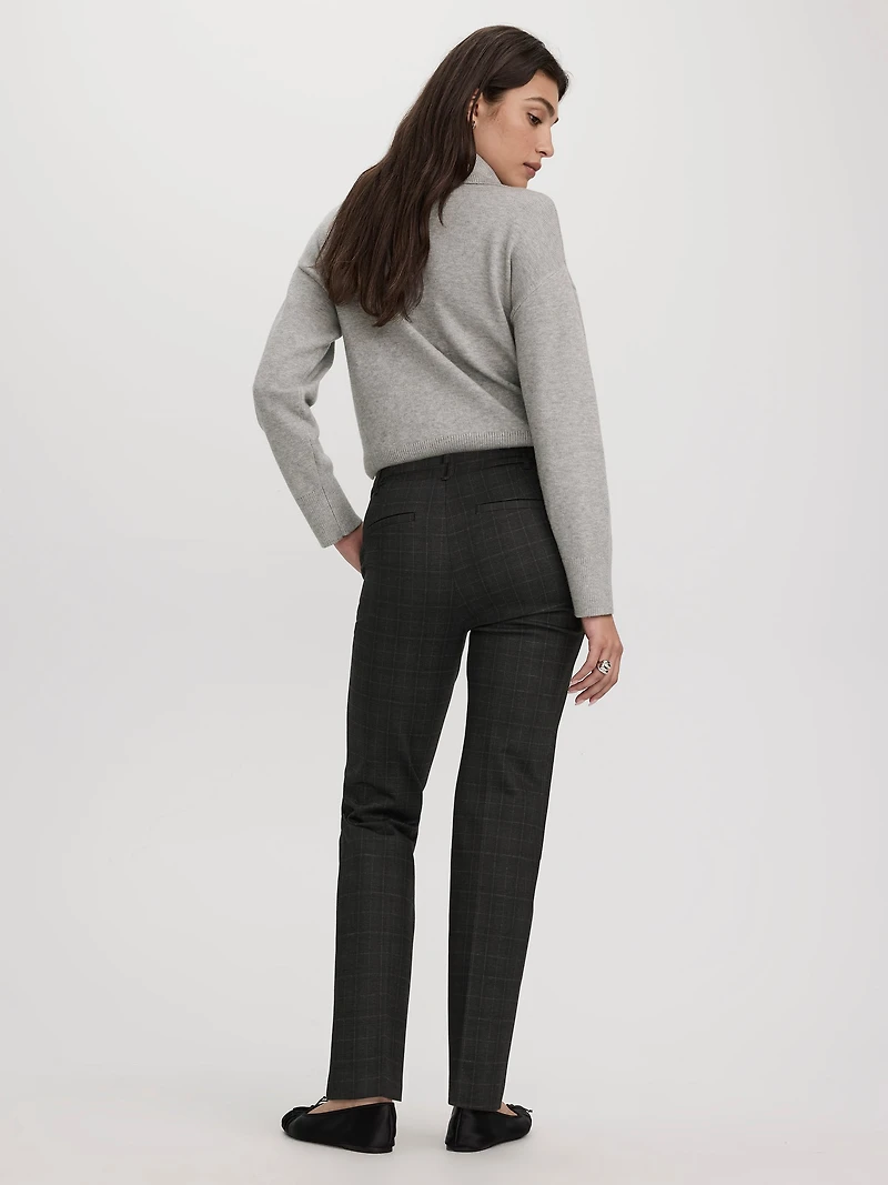 Straight-Leg High-Rise Pull-On Pants - The Modern Stretch (R)