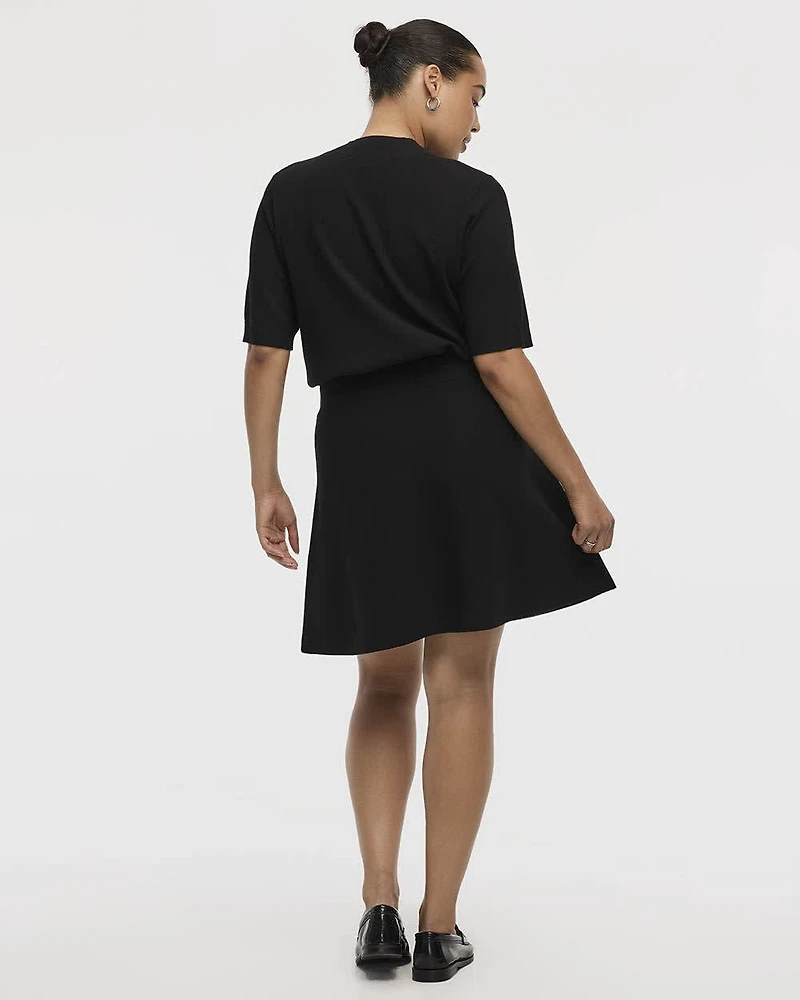 Mini jupe avec taille élastique