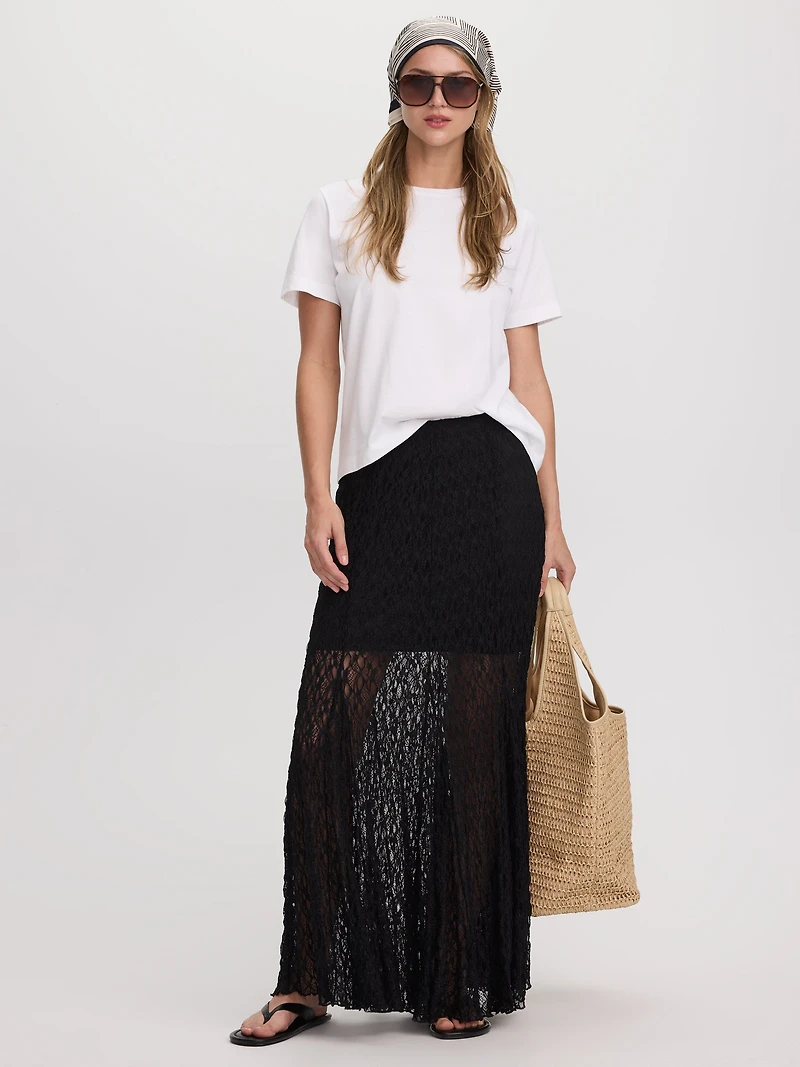 Maxi Lace Skirt
