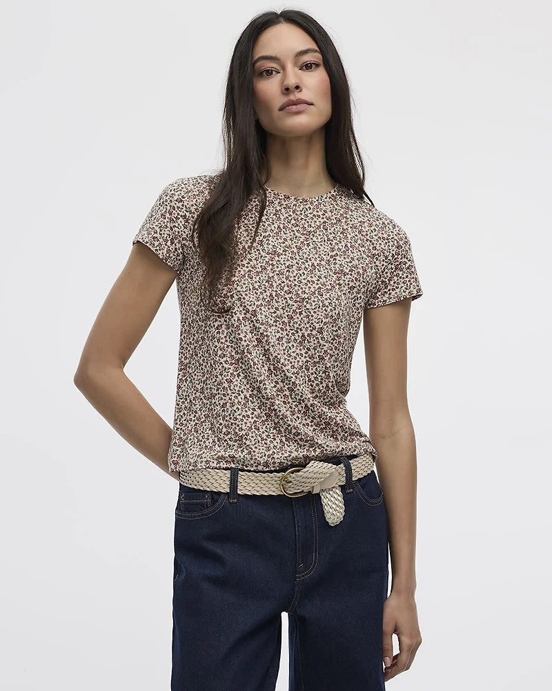 T-shirt à manches courtes et col rond - R Essentials