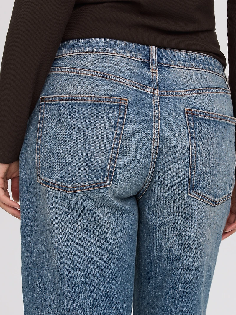 Wide-Leg Mid-Rise Jean - Curvy Fit