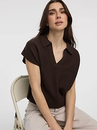 Extended-Sleeve Johnny Sweater Vest