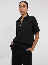 Polo à demi-zip manches courtes - HYLUX Hyba