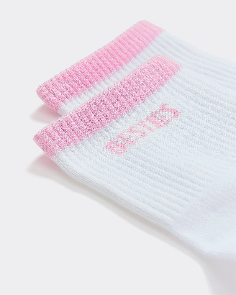 Ribbed Anklet Socks