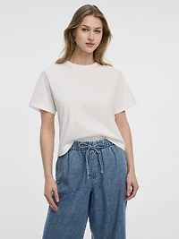 Crew-Neck Boxy T-Shirt
