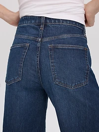 Wide-Leg Mid-Rise Jean