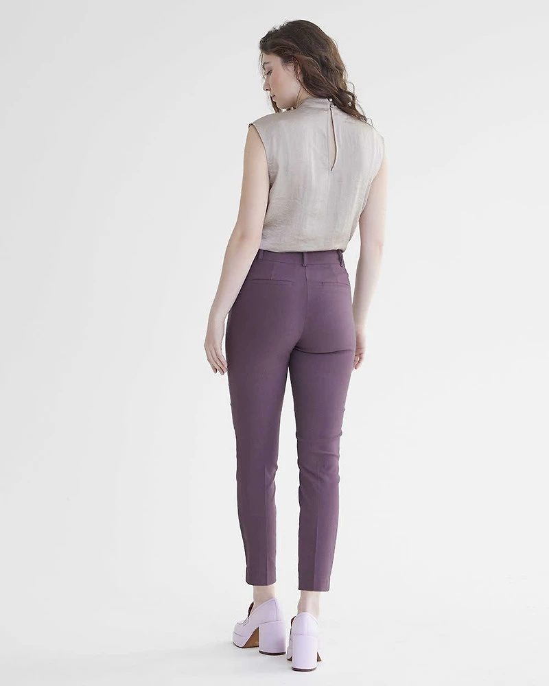 Slim-Leg High-Rise Ankle Pant - The Iconic (R) Tall