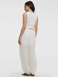 High-Rise Harem Pull-On Pant
