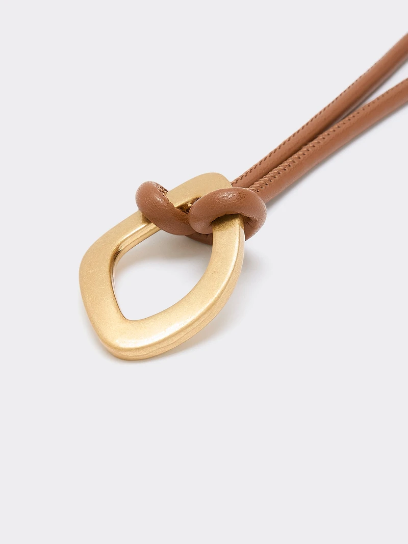 Ceinture corde en faux cuir