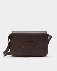 Faux Leather Crossbody Bag