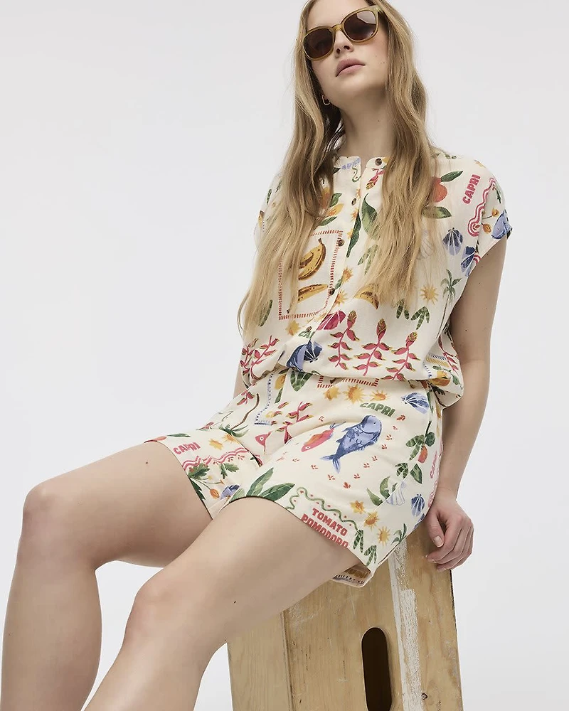 Short à taille élastique