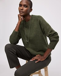 Long-Sleeve Crew-Neck PlushSoft Pullover